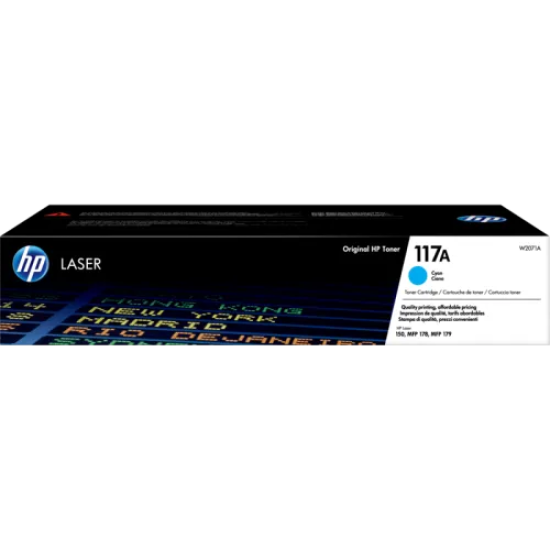 HP 117A Cyan Original Laser Toner Cartridge