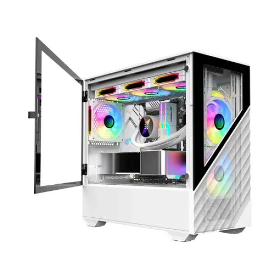1STPLAYER D7 ATX Gaming Casing White