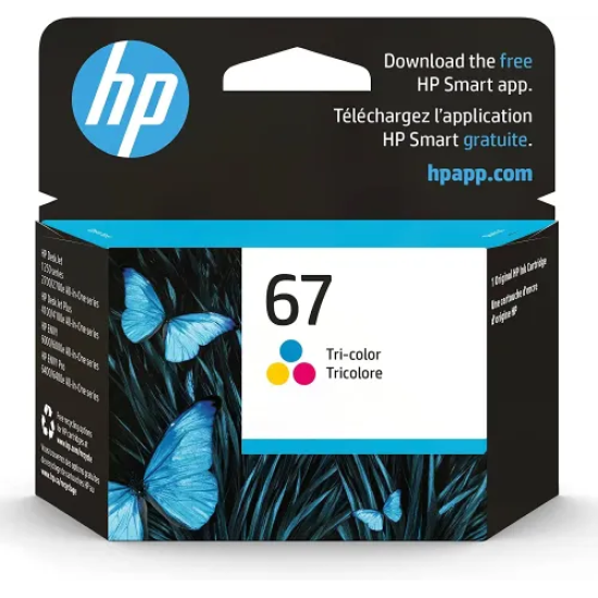 HP 67 Tri-color Original Ink Cartridge
