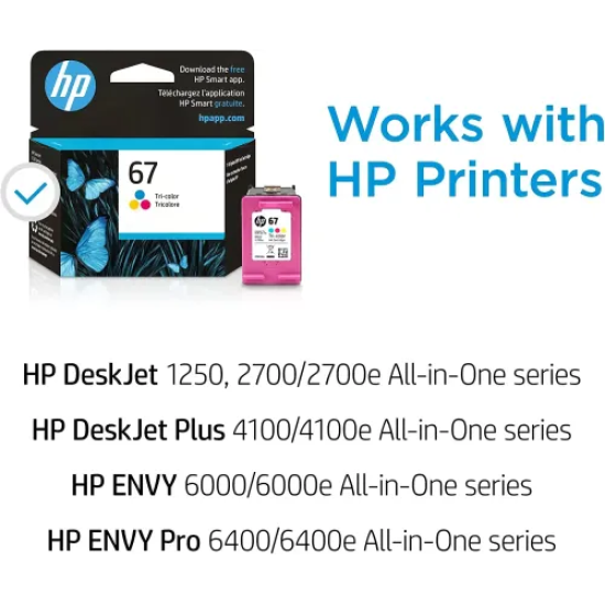HP 67 Tri-color Original Ink Cartridge