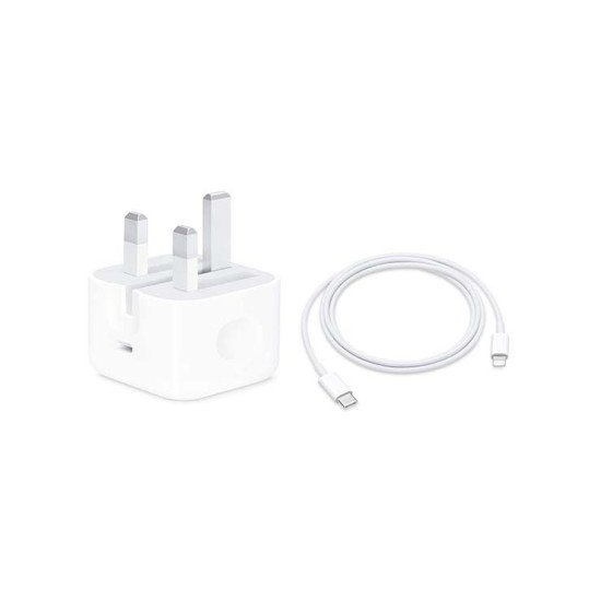 Apple 20W USB-C Power Adapter with USB-C to Lightning Cable - 1m
