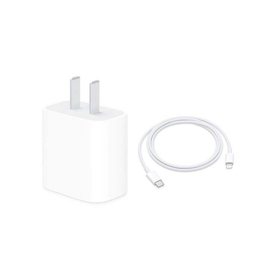 Apple 20W USB-C Power Adapter with USB-C to Lightning Cable - 1m