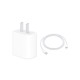 Apple 20W USB-C Power Adapter with USB-C to Lightning Cable - 1m