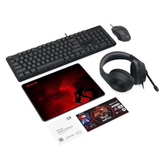 Redragon S107P-BA 4 in 1 Gaming combo