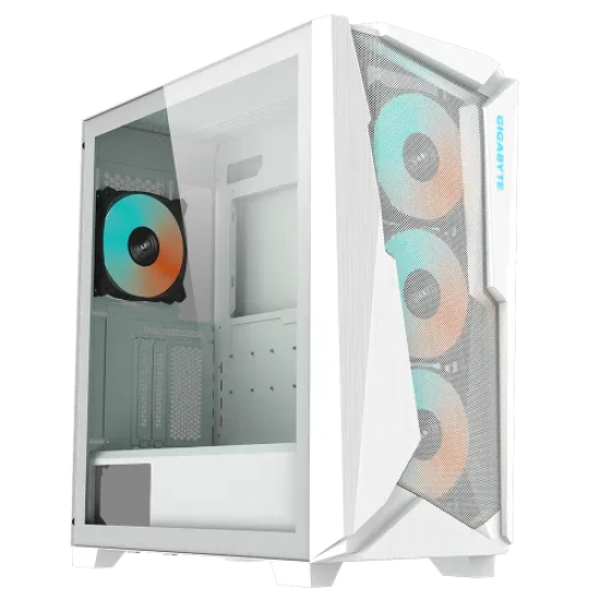 GIGABYTE C301 GLASS WHITE Mid Tower E-ATX Gaming Case