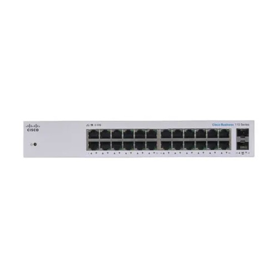 Cisco CBS110-24T-EU 24 Port Gigabit Ethernet Unmanaged Switch With 2 Gigabit SFP