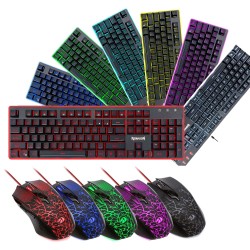 Redragon S107 Gaming Keyboard Mouse Mouse Pad Combo