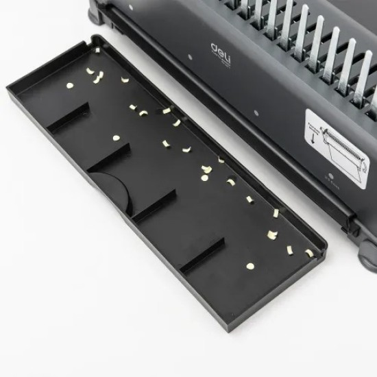 Deli E3871 350 Sheets Comb Spiral Binding Machine