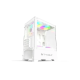 T-Wolf Ice Cooler X5 ARGB M-ATX Mid Tower Gaming Casing White