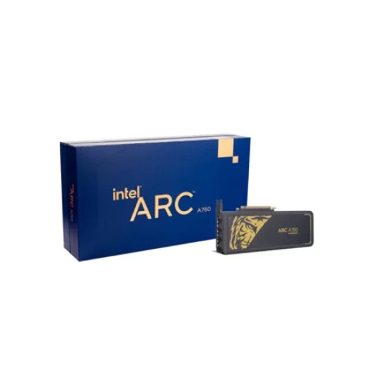 Intel Arc A750 Limited Tiger Gold Edition 8GB GDDR6 Graphics Card
