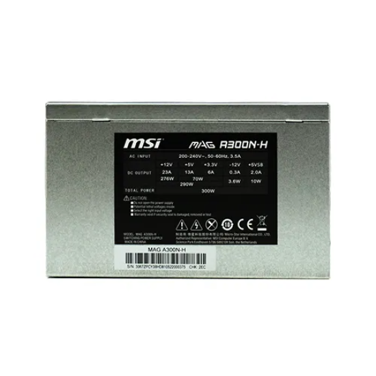 MSI MAG A300N-H 300W 80 Plus Non Modular Power Supply