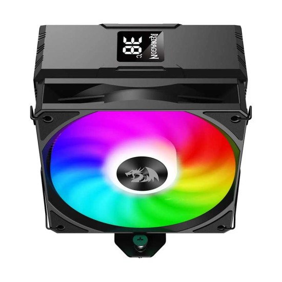 Redragon CC-1013 ARGB Black Air CPU Cooler with Temperature Display