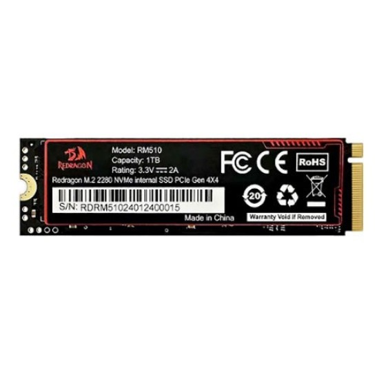 Redragon RM-510 (7400/5500MB/S) 1TB Pcie GEN 4.0 M.2 NVME SSD