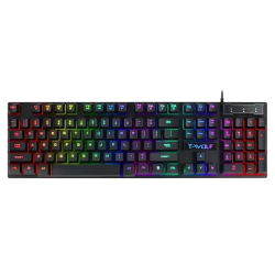 T-Wolf T20 Wired RGB Gaming Keyboard