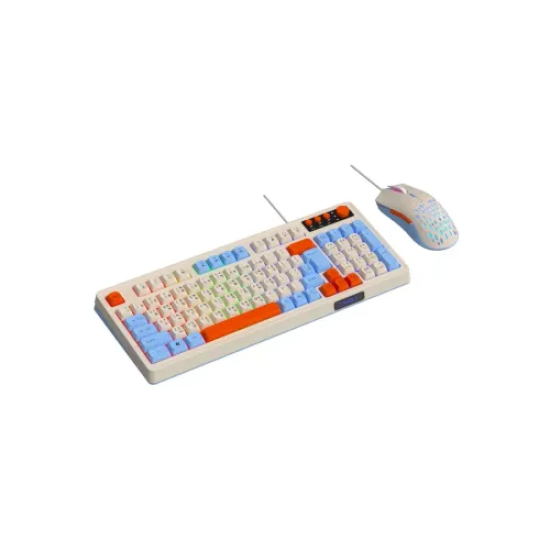 T-WOLF TF100 Wired Keyboard Mouse Gaming Combo