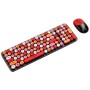 T-Wolf TF350 Wireless Keyboard Mouse Combo- RED