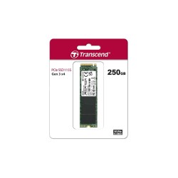 Transcend 115S 250GB M.2 PCIe Gen3 x4 NVMe SSD (M-Key)