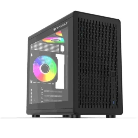 T-Wolf XPLENDER X5 BH ARGB M-ATX Portable Casing